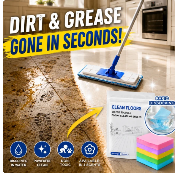Everyday floor mess and cleaning
