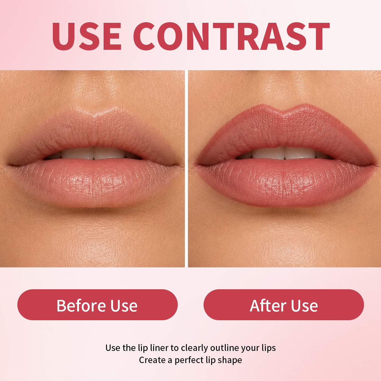 Last Day Buy 1 Get 1 Free Easy Glide Lip Liner — Creamy, Blendable Color with Smooth Application, Summervibes