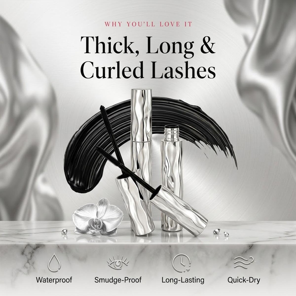 Water-Resistant Curling & Lengthening Mascara